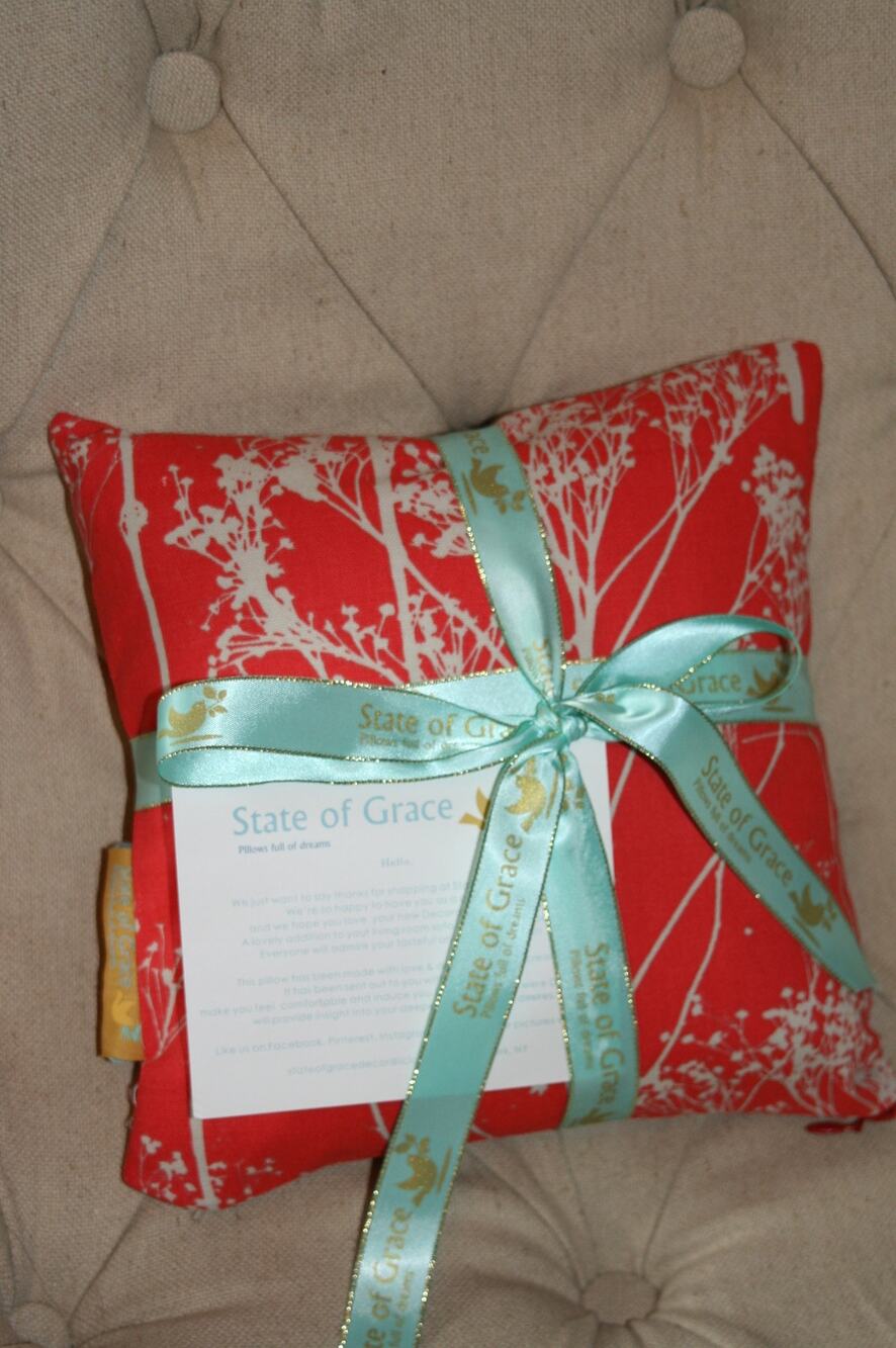 State of Grace BRAVERY" Decorative Pillow Cover 12" X 12"